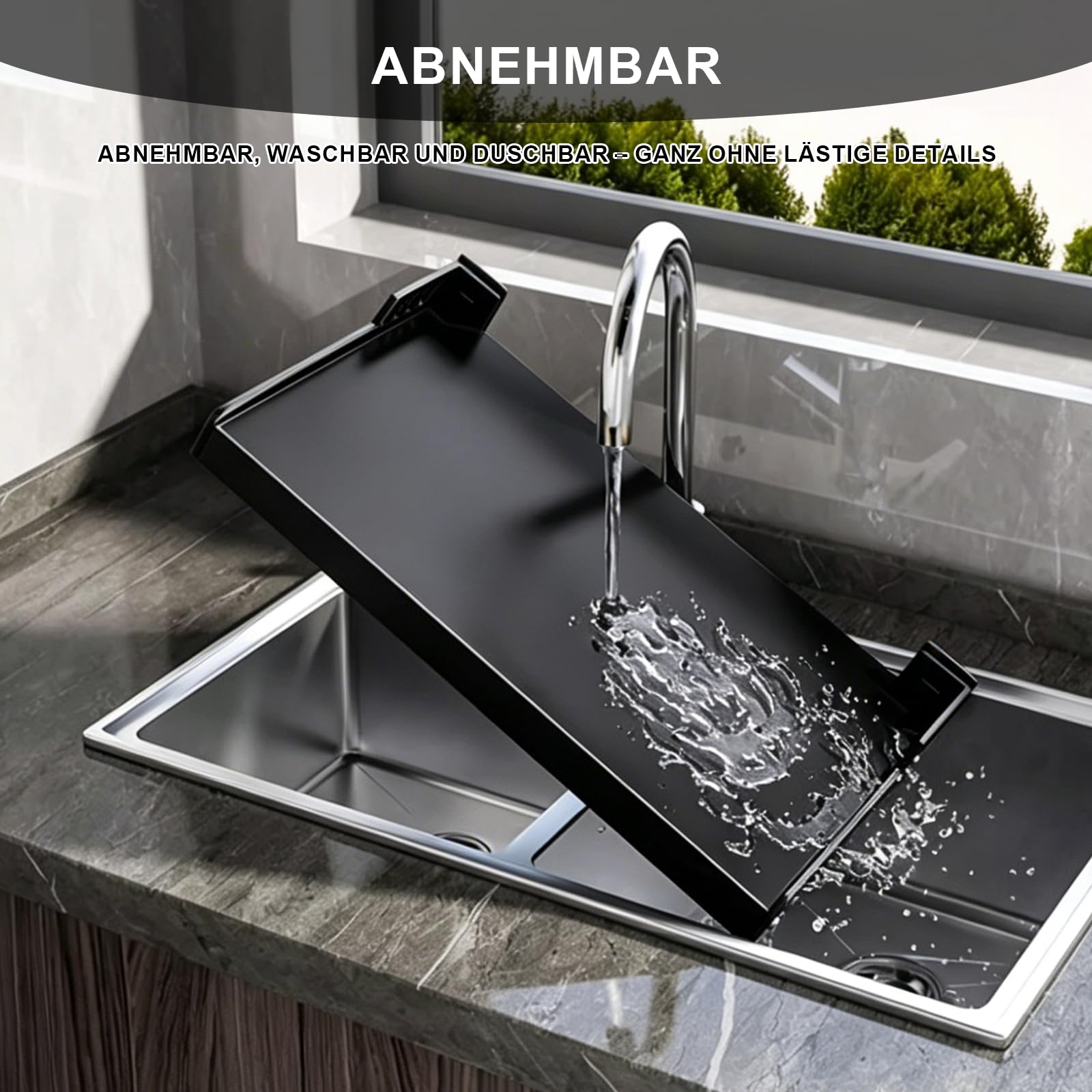 Mikrowellenregal Wand, 2 Ebenen Mikrowellenhalterung aus Metall, | mit Aufbewahrungskorb & 6 Haken, platzsparendes Küchenregal für Mikrowelle, Backofen & Küchenzubehör (56 × 38 × 7 cm)
