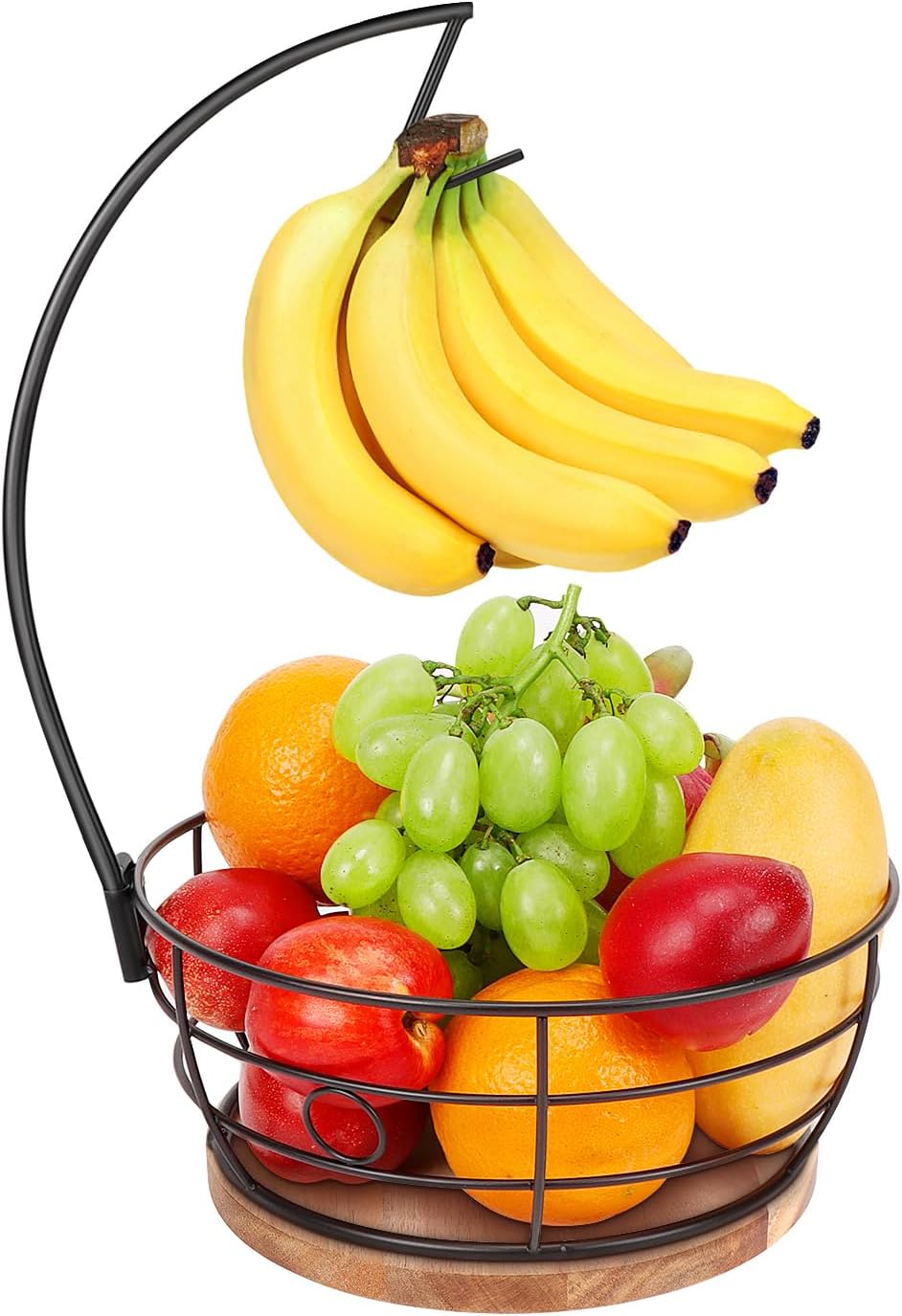 Decor Fruit Bowl with Banana Hanger Fruit Basket