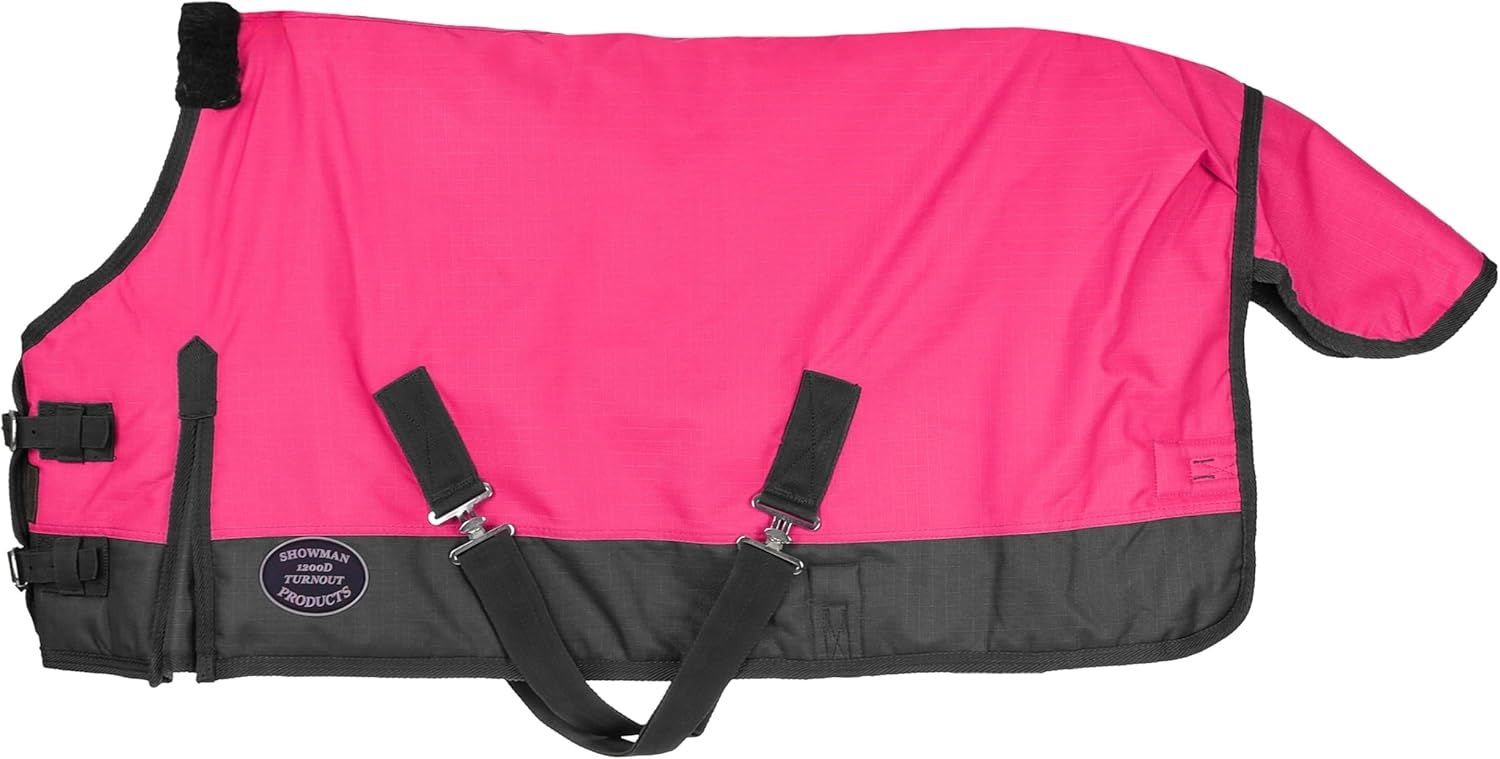 Showman Adjustable 42"-46" 1200 Denier Winter Pony/Yearling Horse Blanket