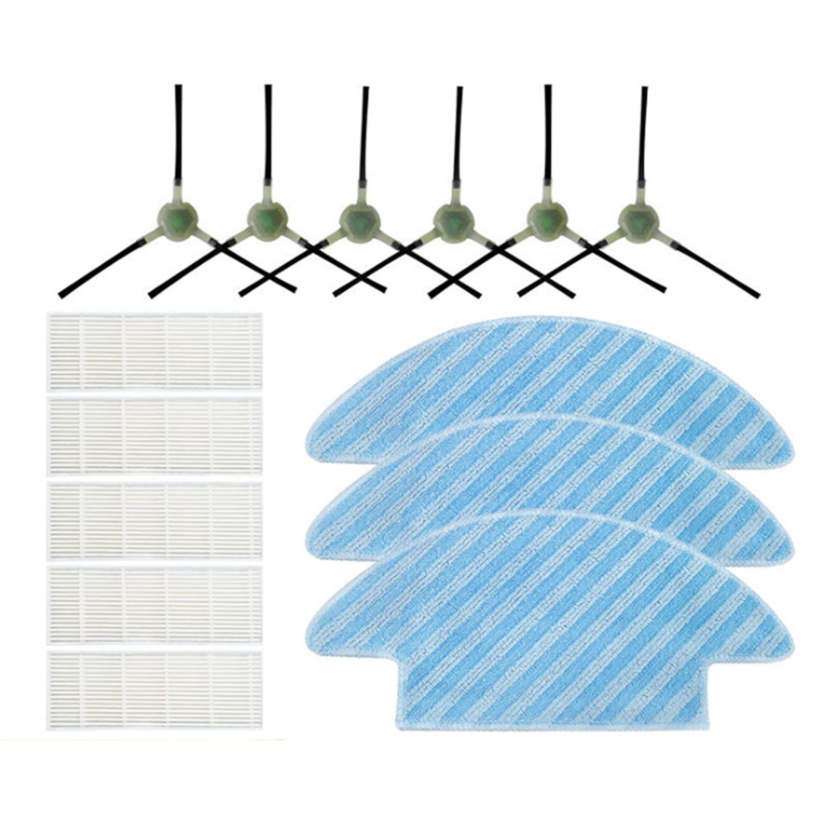 Kit accessoires pour robot OKP K2 K3 avec serpillères brosses et filtres