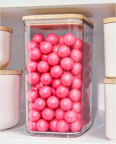 Miniatura 2 de iDesign The Rosanna Pansino Collection - Recipiente de plástico reciclado con tapa, 18.2 tazas, 6.5 pulgadas de largo x 4.8 pulgadas de ancho x 12