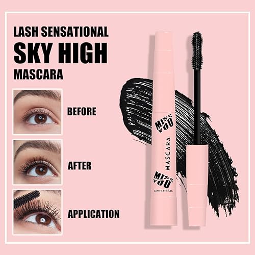 Miniatura 6 de FantasyDay - Máscara de pestañas sensacional de larga duración, a prueba de manchas, 4 unidades, 0.39 onzas líquidas, lavable, voluminizadora,