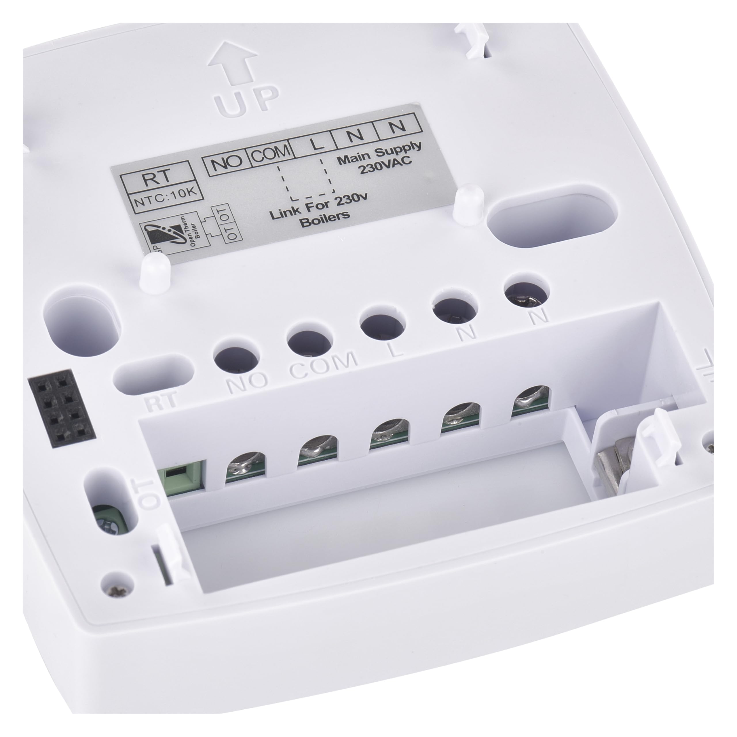 EMOS - Termostato digital con OpenTherm - programable, cableado, 230 V - Sistemas de calefacción/refrigeración con sensor de suelo - Control de temperatura 7-30 °C - Montaje en superficie - Protección