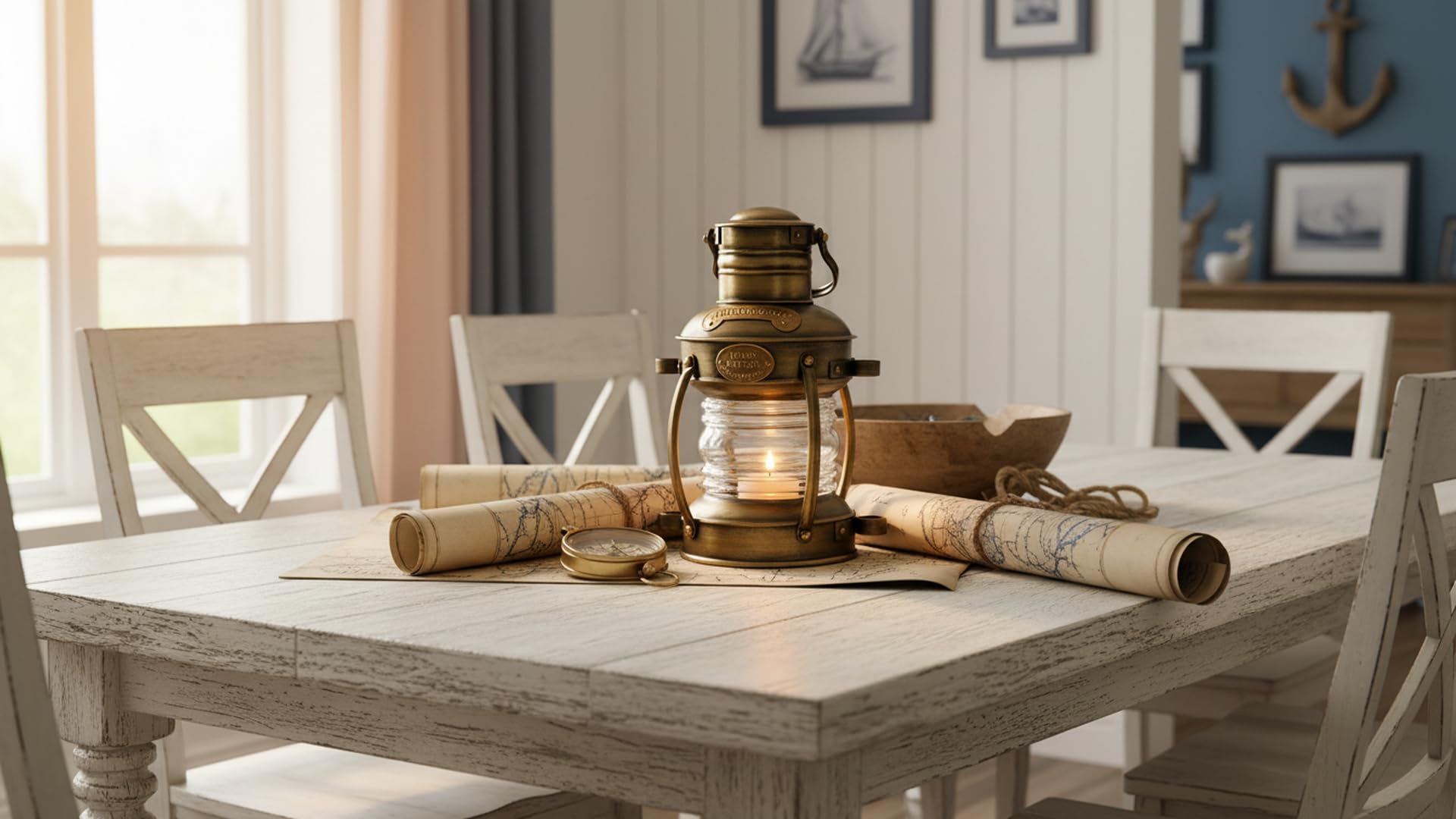 Amazon.com: Nautical Anchor Candle Lamp Decorative Hanging Lamp