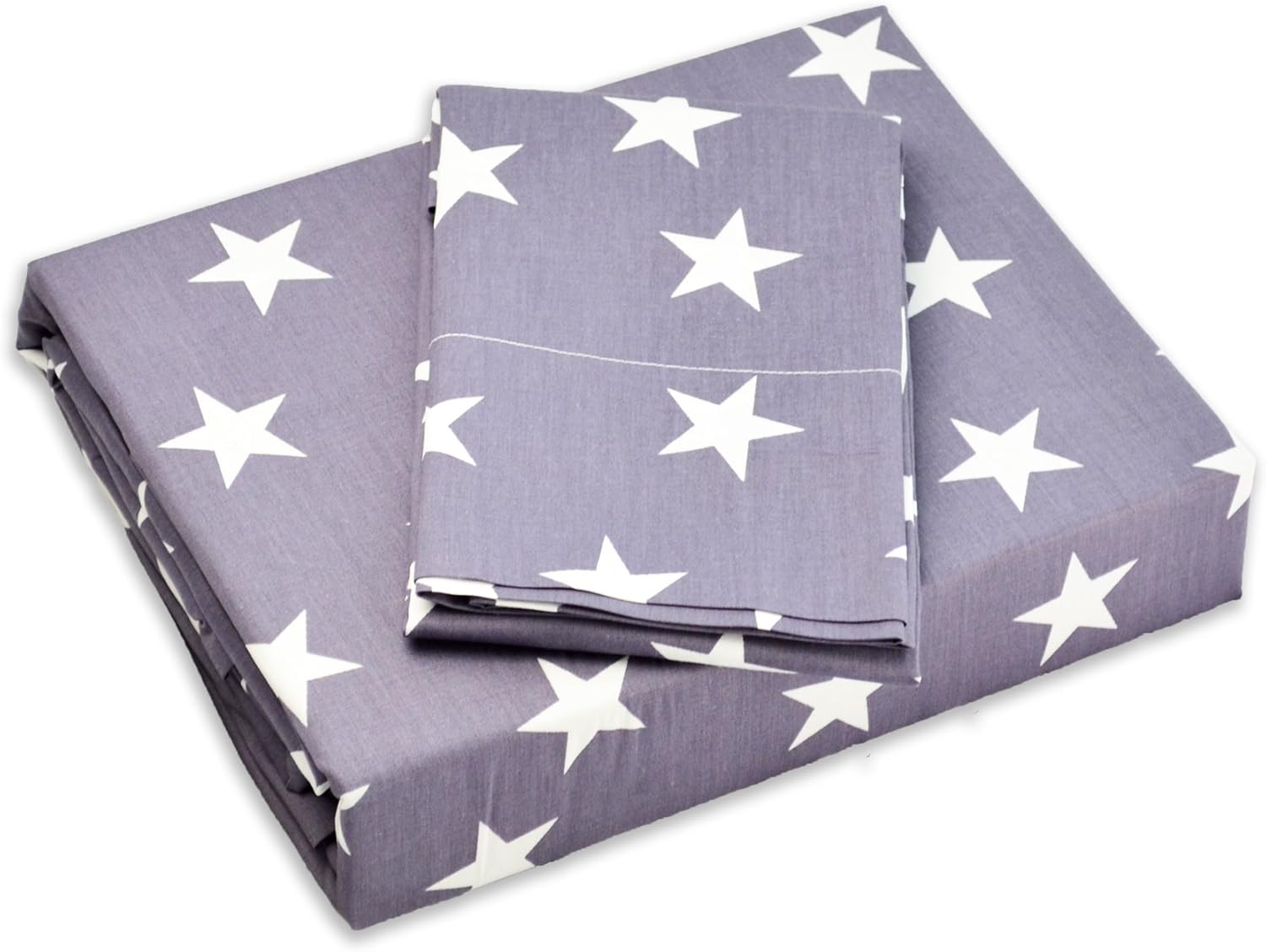 NORTH HOME Oxford 100Percent Cotton Sheet Set, Queen