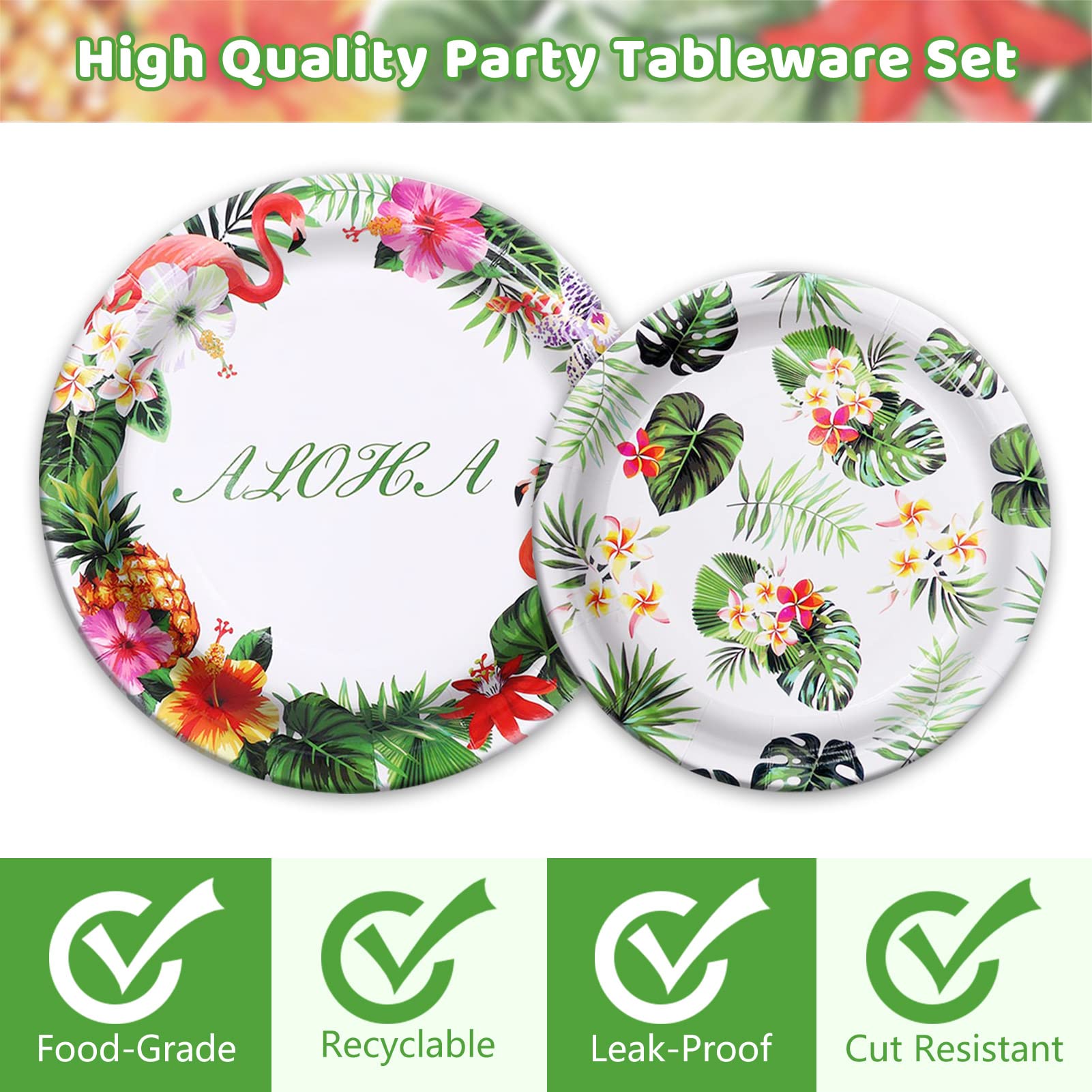 60 PCS Set di stoviglie per decorazioni per feste nella | FindTheDeal