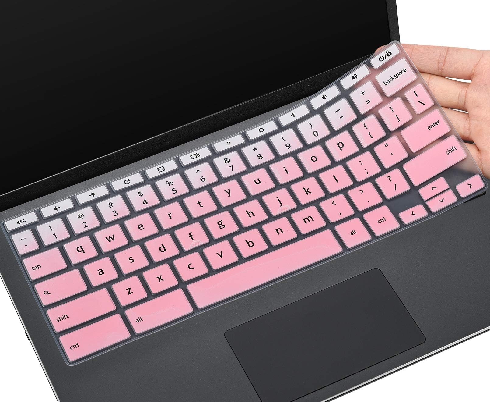 Keyboard Cover for HP Chromebook 11A G8 / G8 EE / 11MK G9 / 11MK G9 EE, HP 11.6 Chromebook 11a-na0010nr/na0021nr/na0030nr/na0040nr/na0050nr/na0060nr & HP Chromebook x360 11 G3 EE, Ombre Pink
