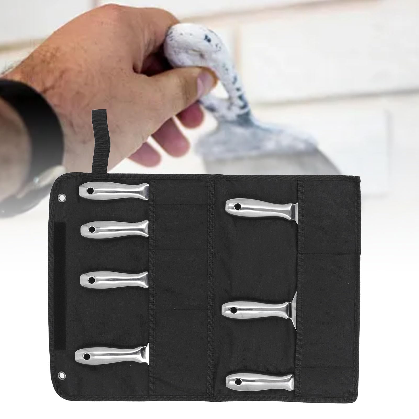 Set di Coltelli per Stuzzichini, Strumento di Raschietto 7pcs Coltello Coltello Coltello per la Diffusione del Muro a Secco per la Riparazione del Muro a Secco Che Rimozione della Carta
