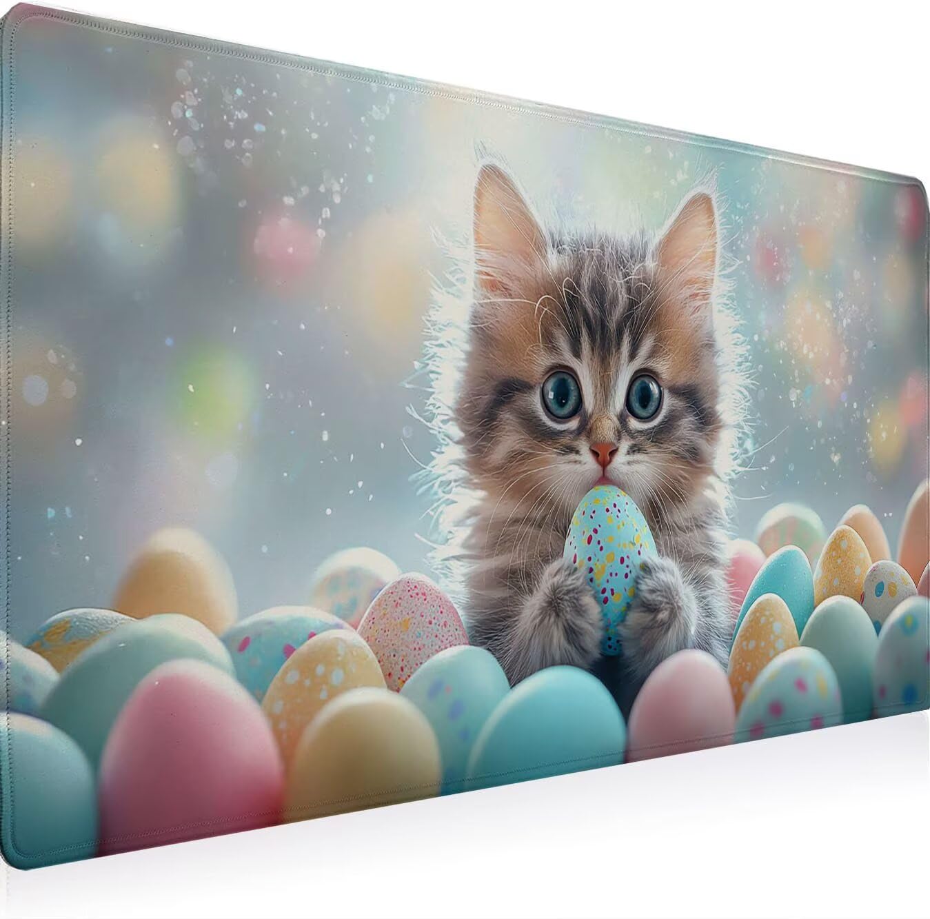Podkładka pod mysz, podkładka pod mysz XXL 1500 x 800 mm podkładka dla graczy, wodoodporna gumowa podstawa, duża podkładka pod mysz do gier na biurko szyte krawędzie wodoodporna antypoślizgowa do