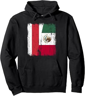 Belarus Mexico Half Flag Belarusian Opposition Mexican Pullover Hoodie