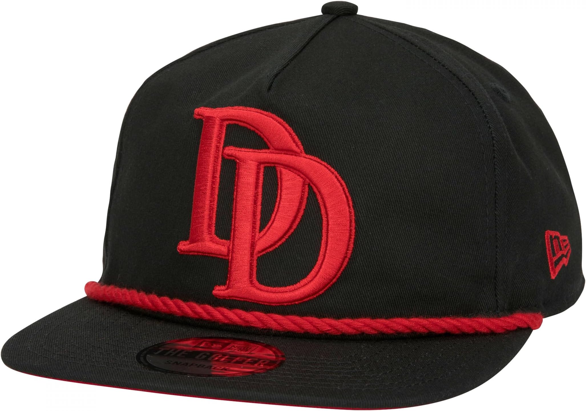 New EraDaredevil Logo Black Colorway Adjustable Golfer Rope Hat