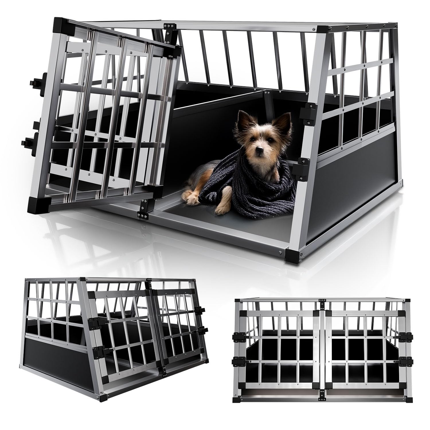 Juskys Alu Hundetransportbox L-X