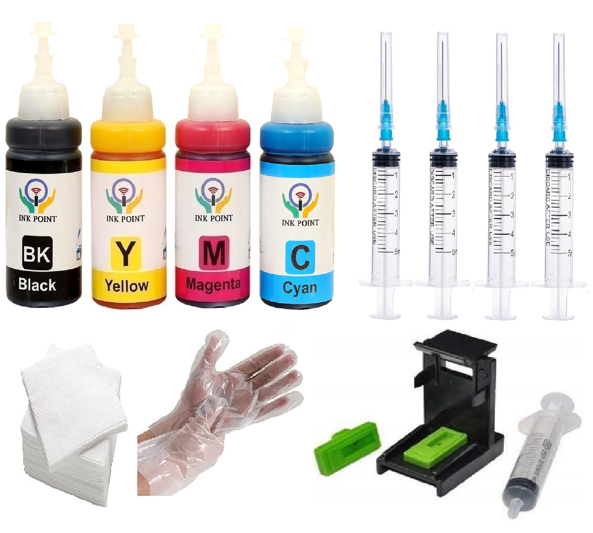 Refill Ink for HP 805 Ink Cartridge Compatible Printers for HP DeskJet 2332 Multi-Function Color Printer Black Tri Color Combo Pack Ink Cartridge (Refill Set) Black + Tri Color Combo Pack Ink Bottle (B0BR8B2LBW) Amazon Price History, Amazon Price Tracker