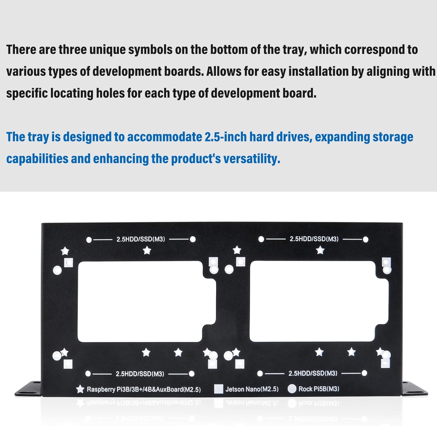 GeeekPi SBC Shelf 10 inch 1U Rack for DeskPi RackMate T1/T0/T2/T0 Plus/T1 Plus/TL1 Server Cabinet, with 2PCS Micro HDMI to HDMI Adapter Board for Raspberry Pi 5/Pi 4B