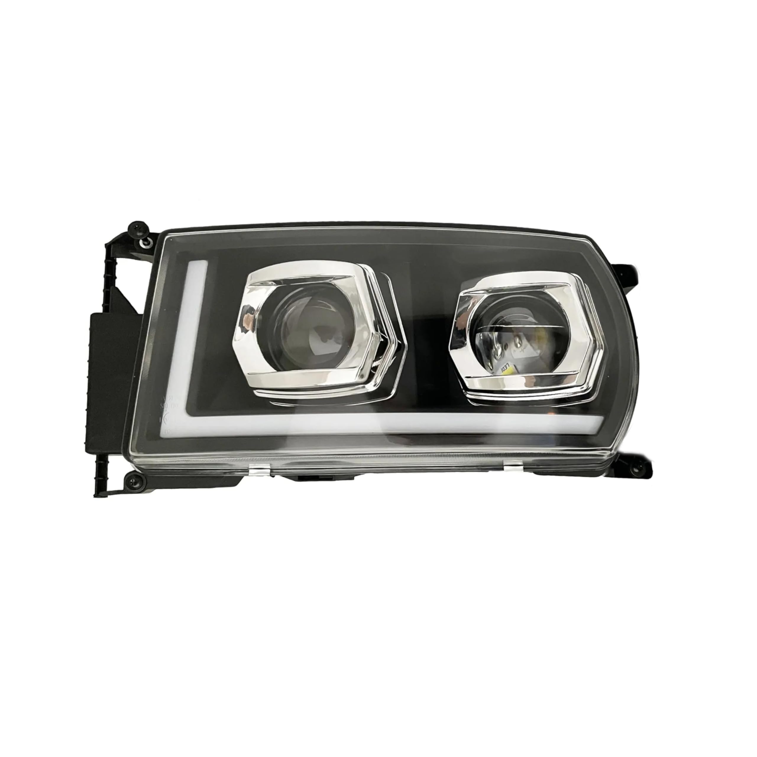 Reflektor przedni Full LED z oświetleniem do jazdy dziennej DRL po lewej stronie 24V Specyficzne dopasowanie Kompatybilny z ciężarówkami Scania P G R po 2004 S po 2016 roku