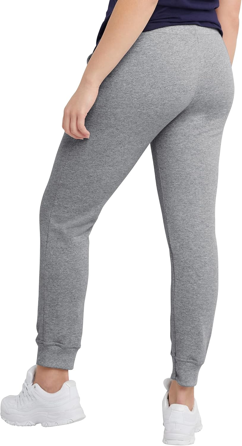 Hanes Women's EcoSmart Joggers, Midweight Cotton-Blend Fleece Sweatpants for Women - Image 4