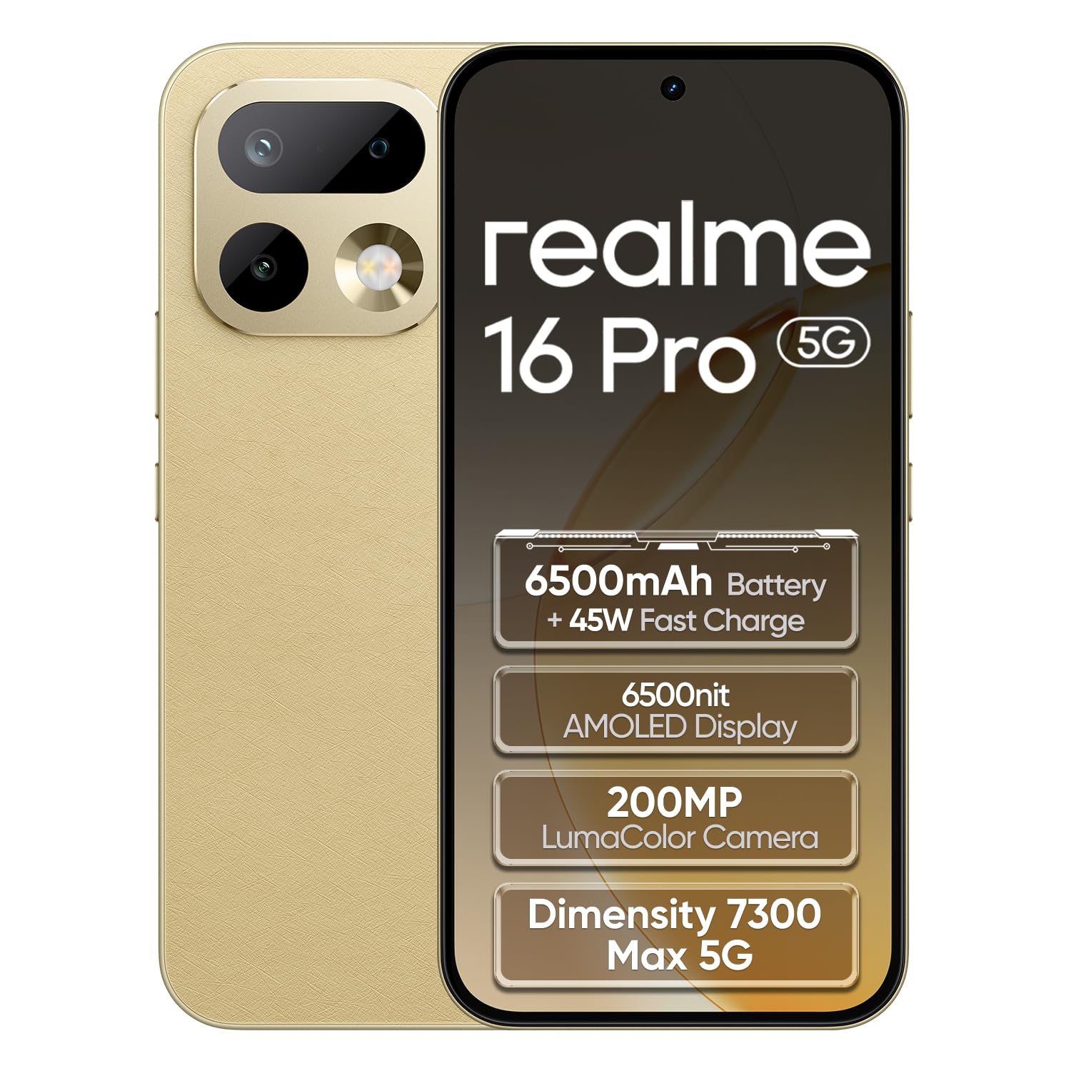 schermo curvo 6,72 pollici 12+512gb realme 14 pro 5g
