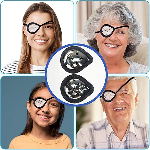 Miniatura 8 de AMZVIO Paquete de 2 protectores de ojos transparentes para después de la cirugía de cataratas, parches médicos para adultos y niños que duermen,