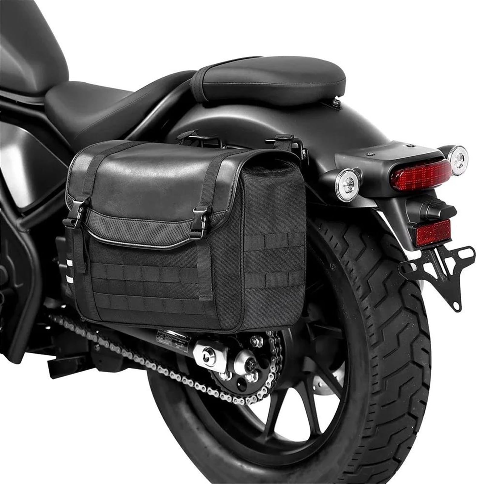 Accessori Moto Borse Laterali Per Deposito Bagagli 8L 12L 15L Per Yamaha SR400 MT-07 XSR900(12L)