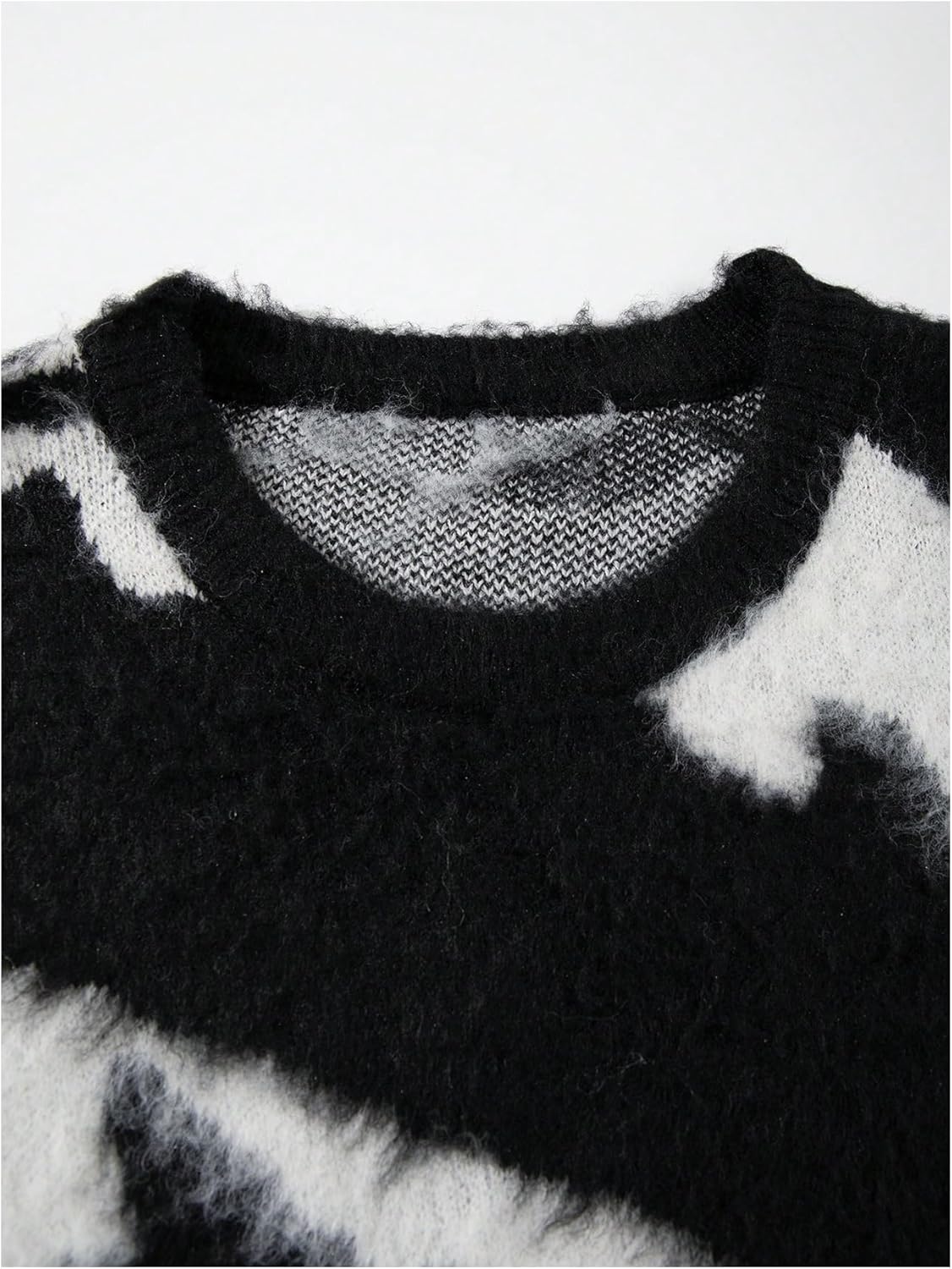 Men's Y2k Graphic Sweaters Crew Neck Long Sleeve Pullover Sweaters Streetwear Tops