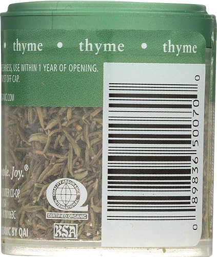 Miniatura 3 de Simply Organic Hoja de tomillo entero, orgánica certificada  0.28 onzas  Paquete de 2  Thymus vulgaris L.