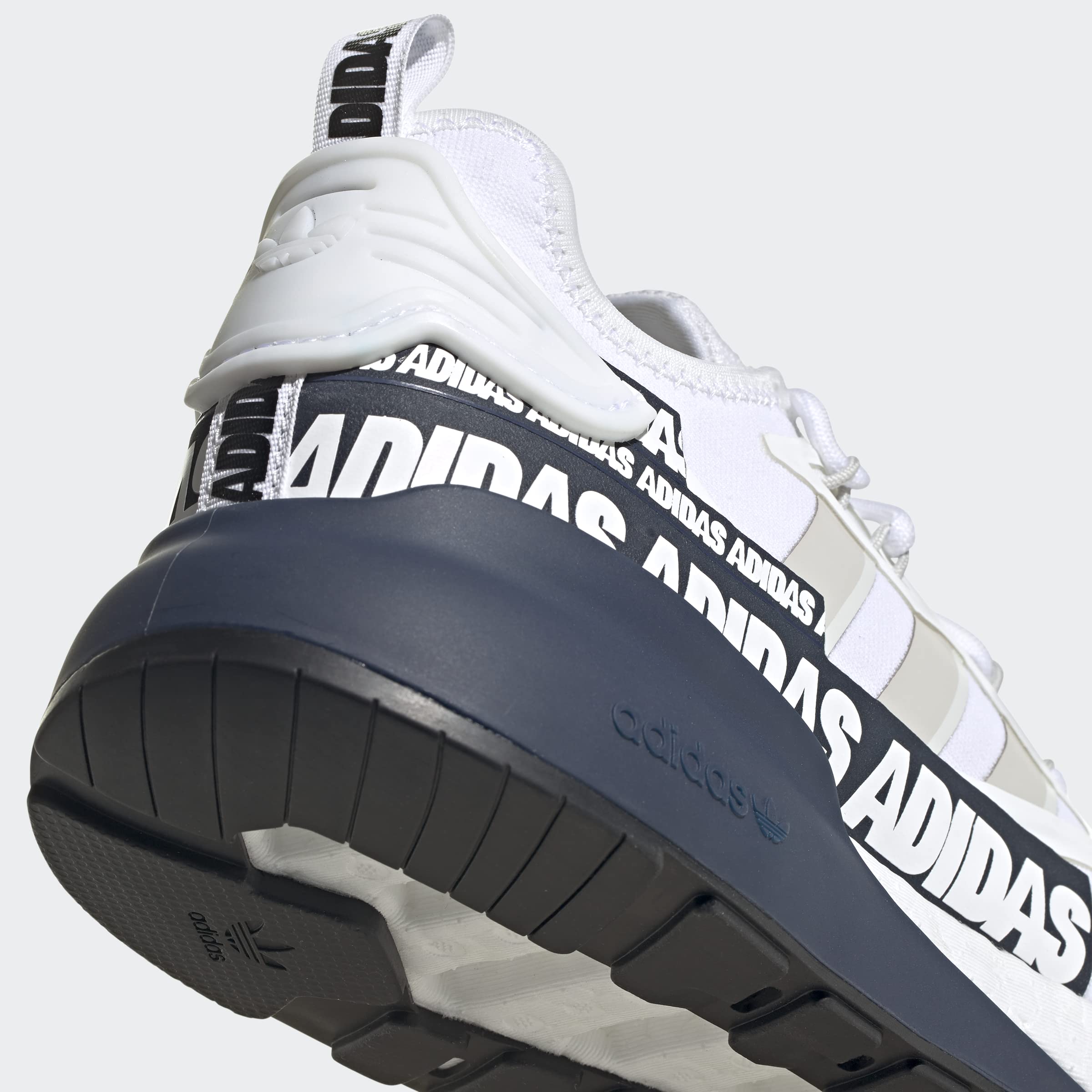 adidas ZX 2K Boost Shoe - Men's Casual White/Grey/Colle | B2B