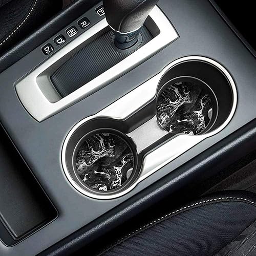 Miniatura 4 de Britimes Posavasos absorbentes para automóvil, paquete de 2 unidades, para portavasos de cerámica, piedra de cerámica de 2.56 pulgadas y base