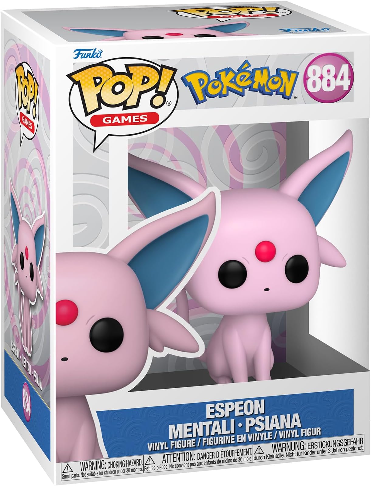 Funko POP! Games: Pokemon - Espeon - Collectable Vinyl Figure - Gift Idea - Official Merchandise - Toys for Kids & Adults - Anime Fans - Model Figure for Collectors and Display
