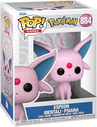 Funko POP! Games: Pokemon - Espeon - Collectable Vinyl Figure - Gift Idea - Official Merchandise - Toys for Kids & Adults - Video Games Fans - Model Figure for Collectors and Display