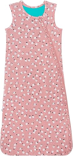 Posh Peanut Baby Wearable Blanket - Newborn Sleeveless Ruffled Sleep Bag - Viscose from Bamboo Infant Wear - 1 TOG