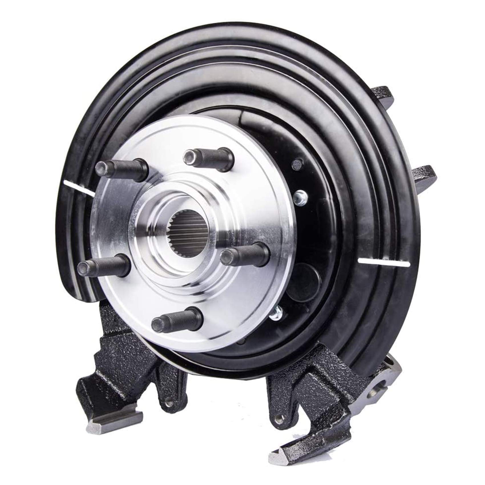 698-012 Rear Right Passenger Side Steering Knuckle Wheel Hub Assembly Compatible with 2002 2003 2004 2005 Ford Explorer Mercury Mountaineer replace LK002