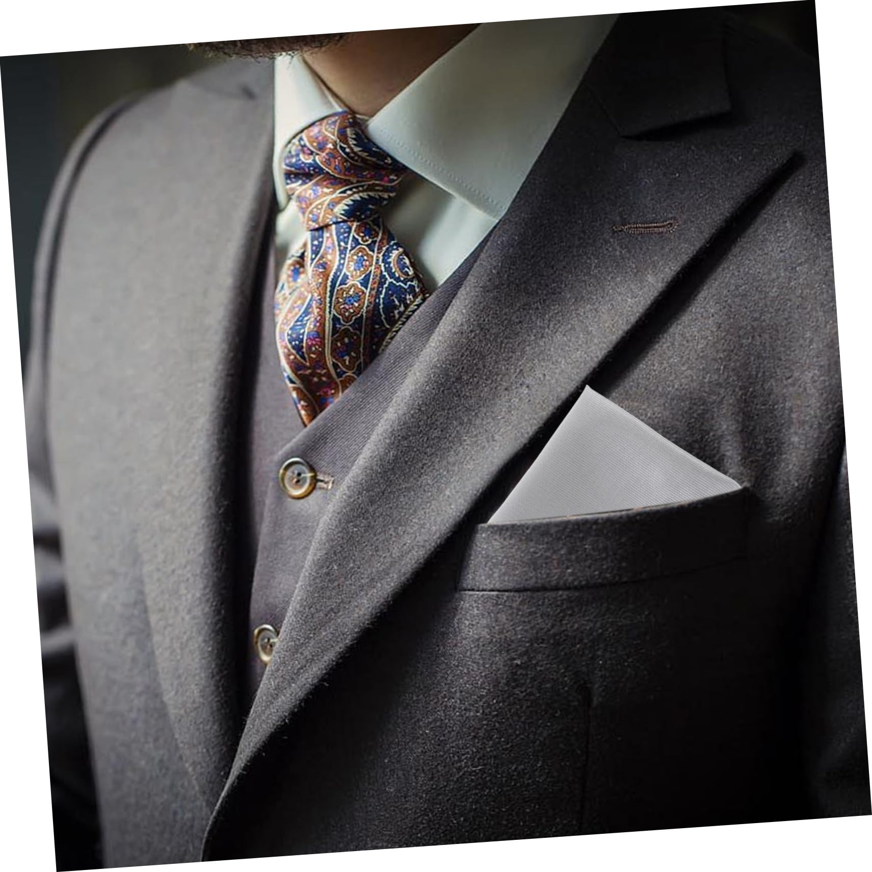 PACKOVE corbata decorativa abrazaderas clip de corbata Accesorios de disfraces s de hombre pañuelo accesorios hombre gemelos antiguos para marido Metal Grey