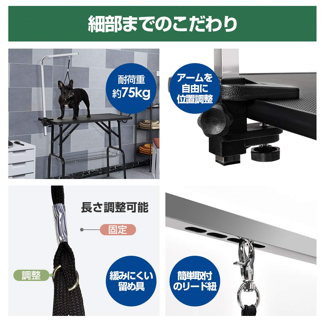 Amazon.co.jp: Laovyarwトリミングテーブル 折りたたみ トリミング台