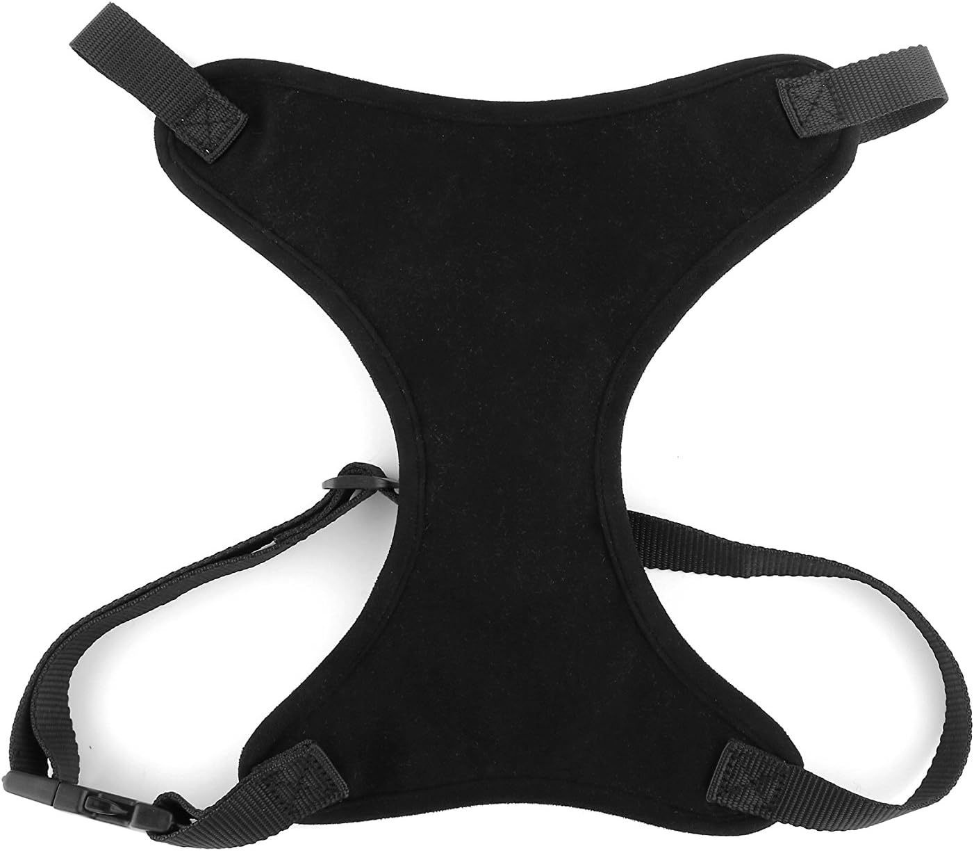 Comfy Dog Car Harness (Small, Black/White) by Stella & Bear