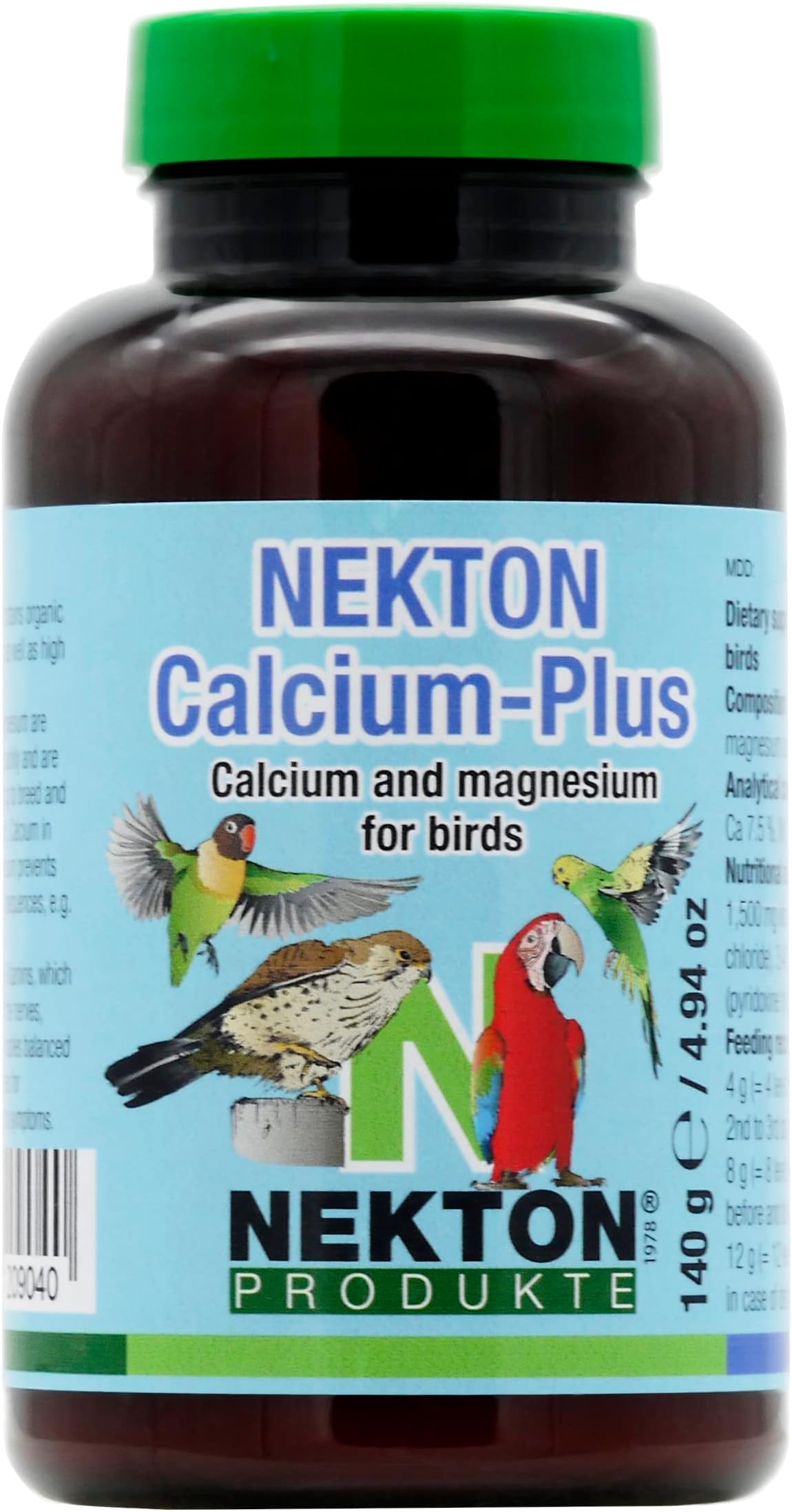 Calcium Plus - Calcium with Magnesium & Vitamins, White, 140g/5 oz