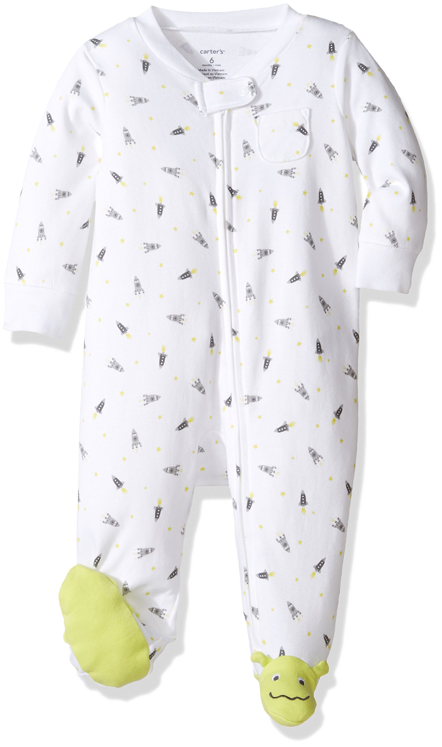 Carter's - Peignoir - Bébé (garçon) 0 à 24 mois multicolore multicolore - blanc - 6 mois