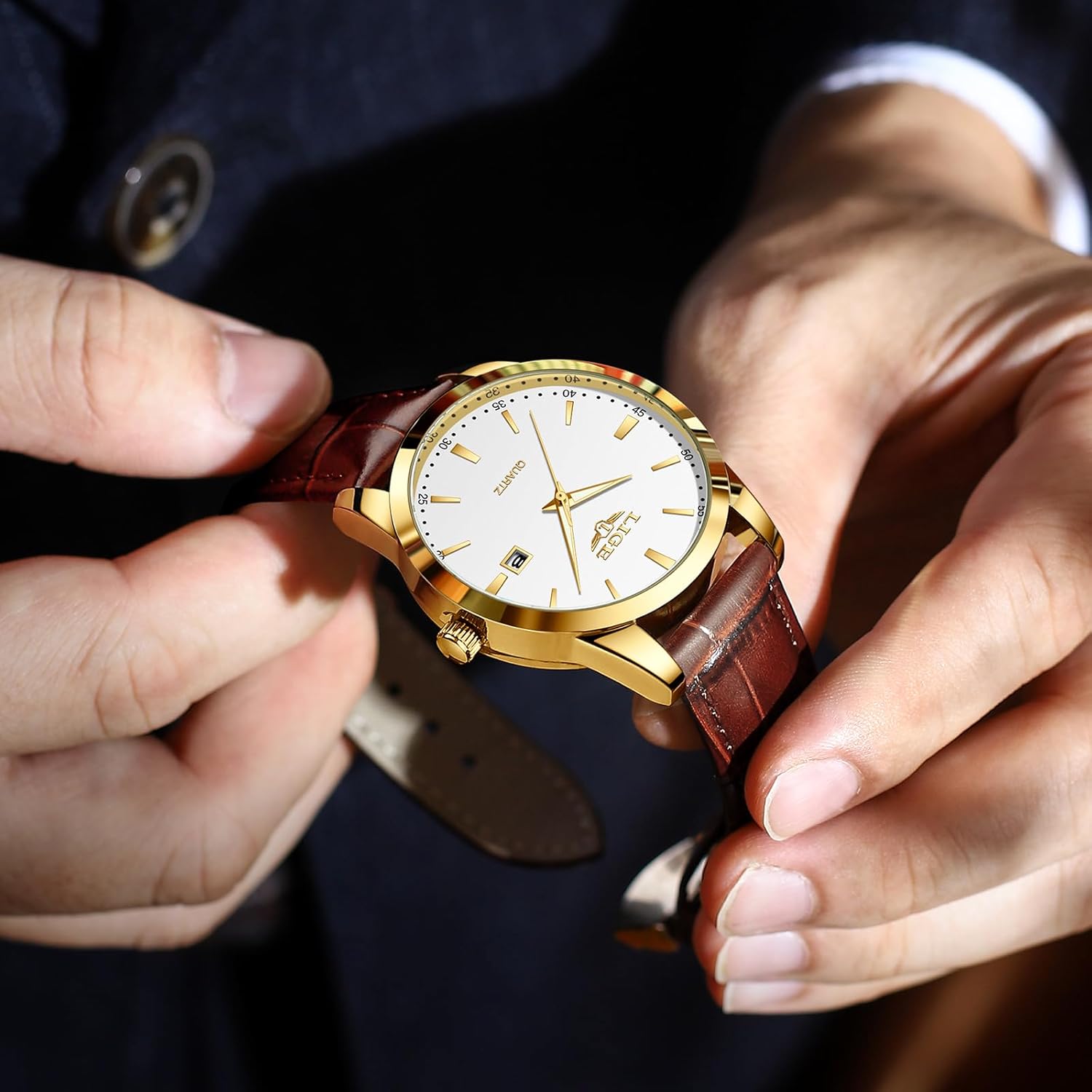 Vignette 8 LIGE Montre Homme