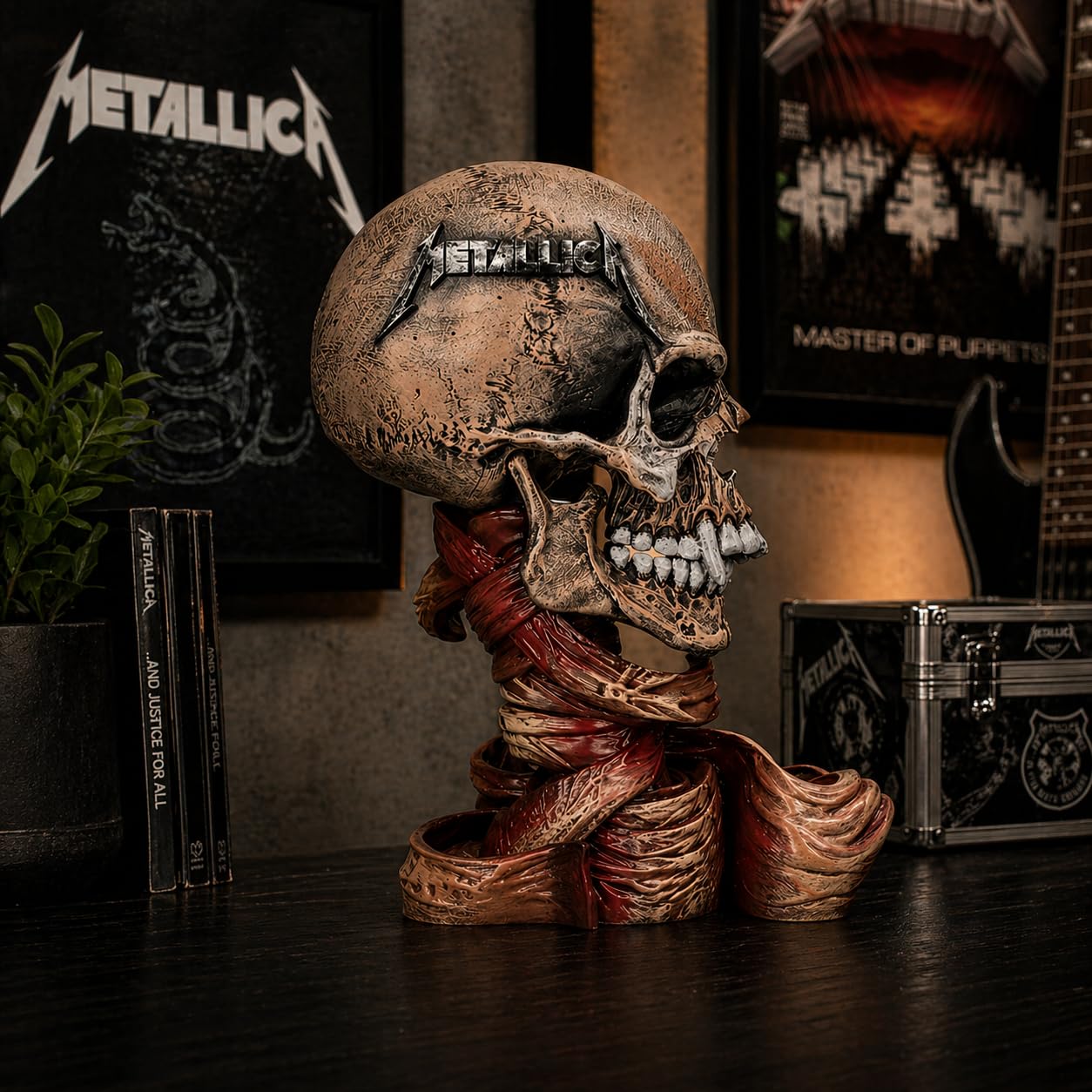 Amazon.com: Nemesis Now Metallica Pushead Skull, Officially
