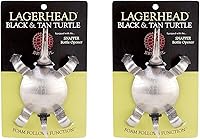 Vista 5 de Brutul 1011 - Herramienta de capas de cerveza de tortuga negra y tostada, acero inoxidable