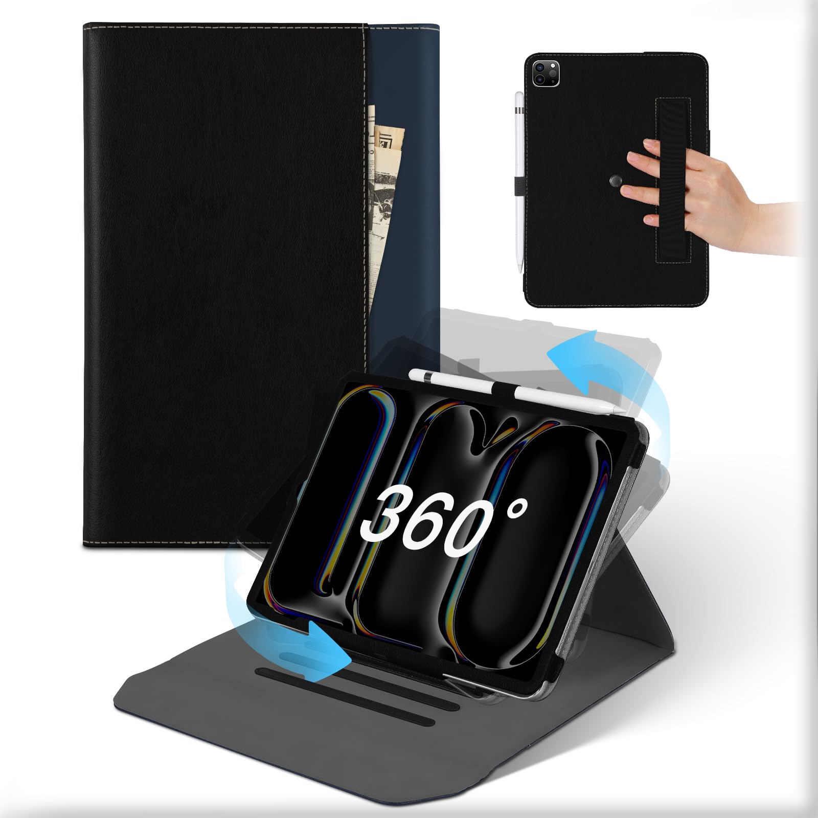 Logitech Combo Touch per iPad Pro da 13 pollici (M4)(2024) Custodia con Tastiera, Tastiera