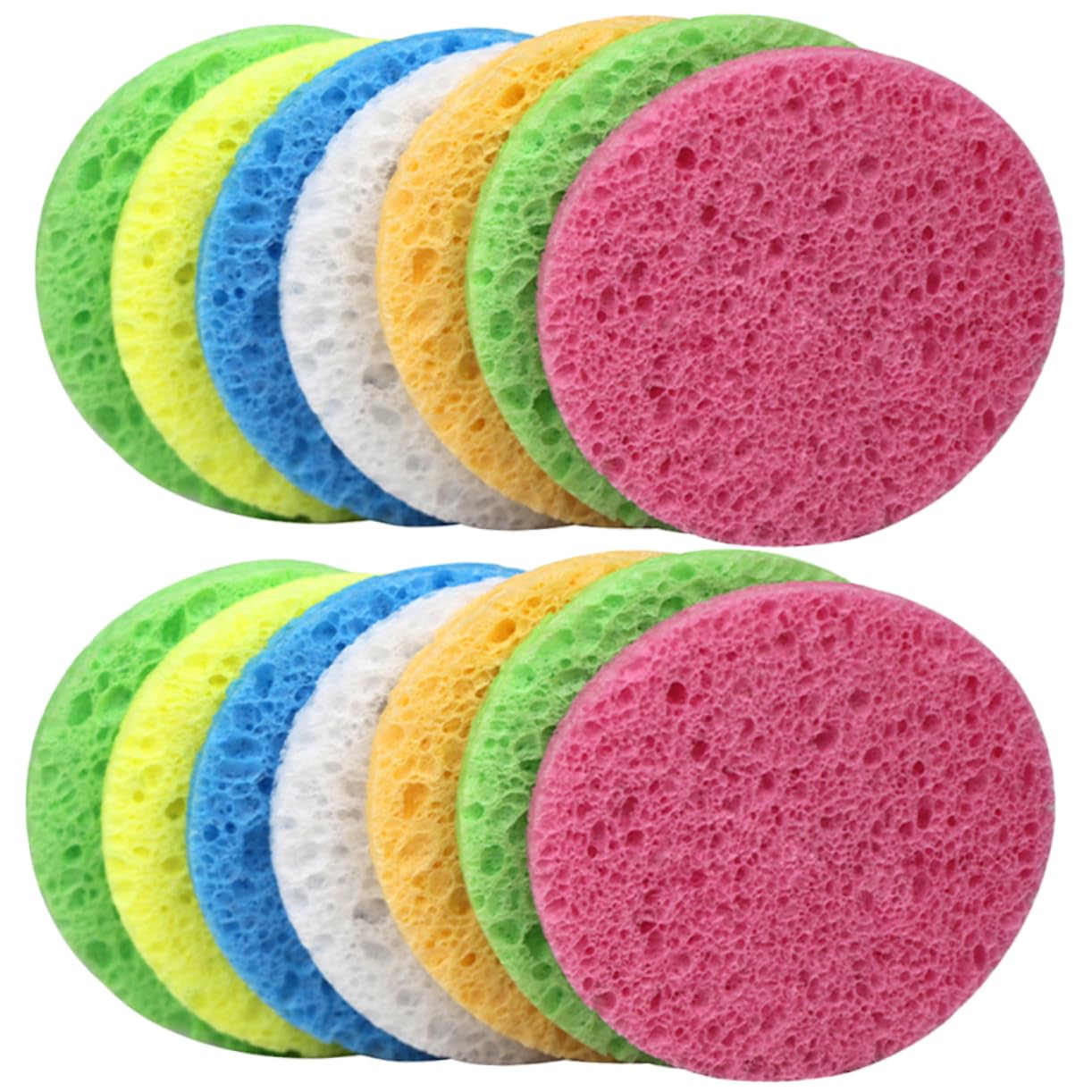 Housoutil 125 Stk Kompressionsgesichtspuff gesichtsschwamm reinigung Gesichtsschwämme Schrubber Schwamm Make-up-Schwämme Spa Stiftung Make-up-Puder Puderquaste Gesichtswäsche
