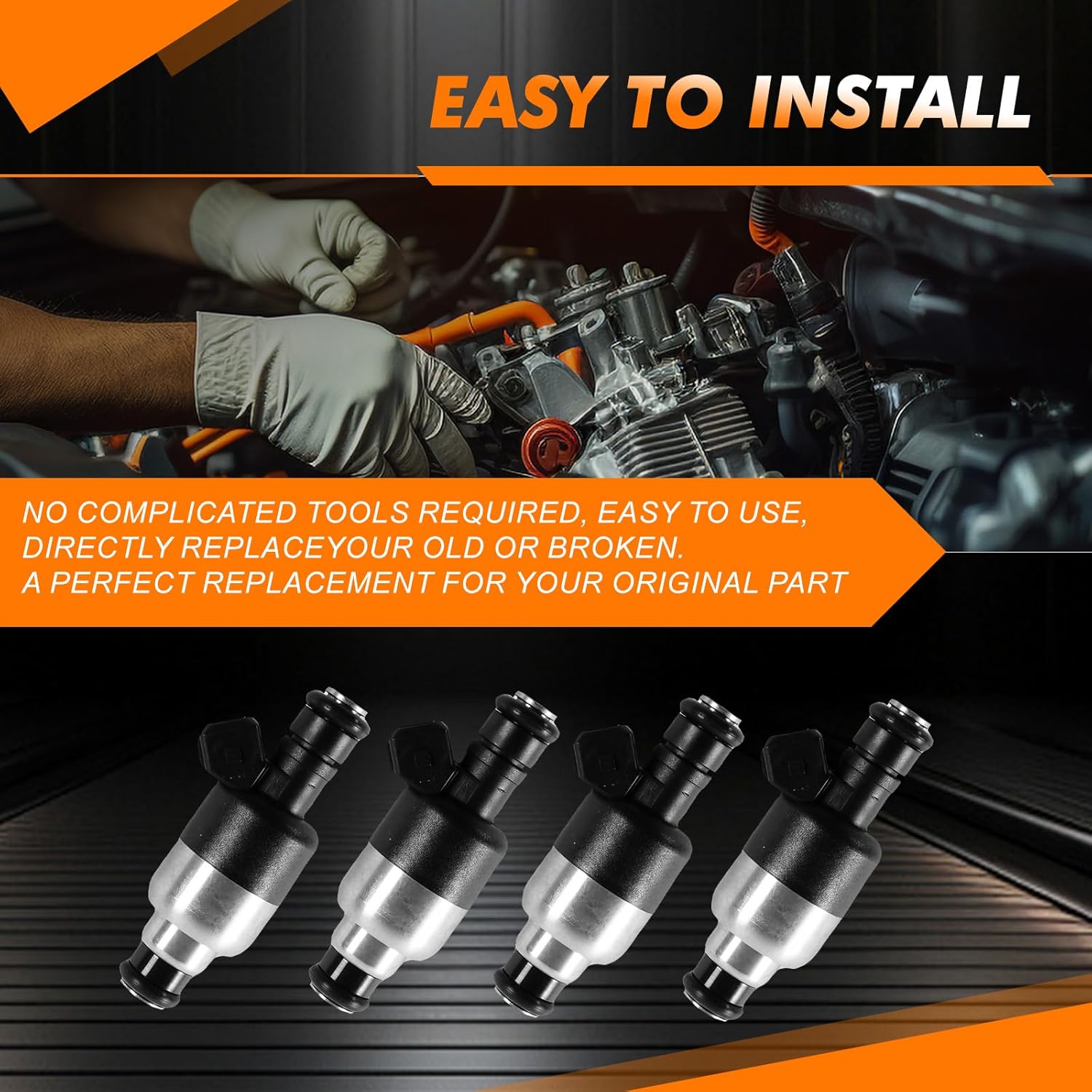 6Pcs Fuel Injectors 17089625 For 1992 1993 1994 1995 Isuzu Chevrolet Camaro Rodeo Honda Passport 3.2L 5.7L V6 Engines