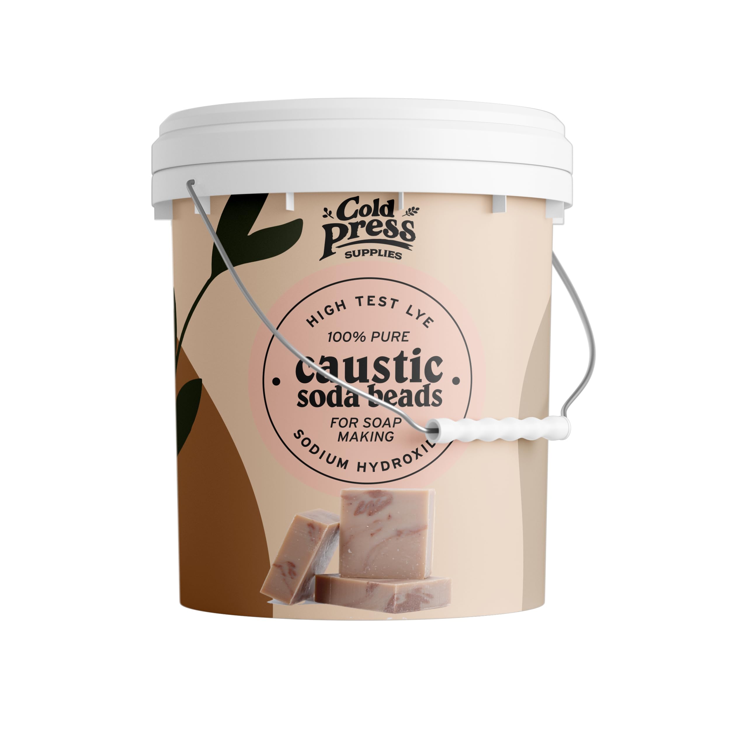 Caustic Soda for Soap Making - 50 lbs - Sodium Hydroxide for Cold Press Soaps - Soap Makers Choice