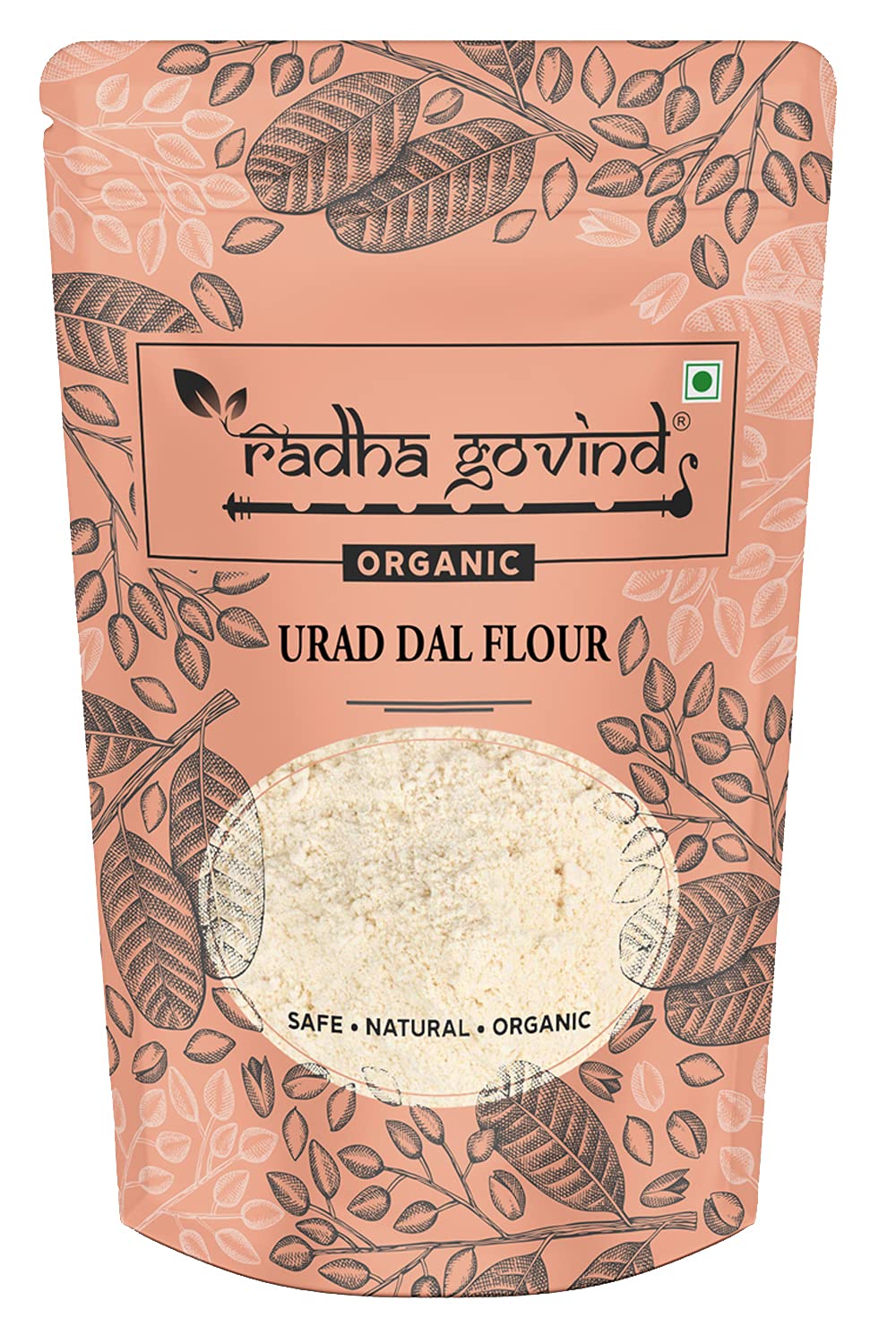 Radha Govind Organic Urad Dal Flour(1000 Gram,F102_1000)