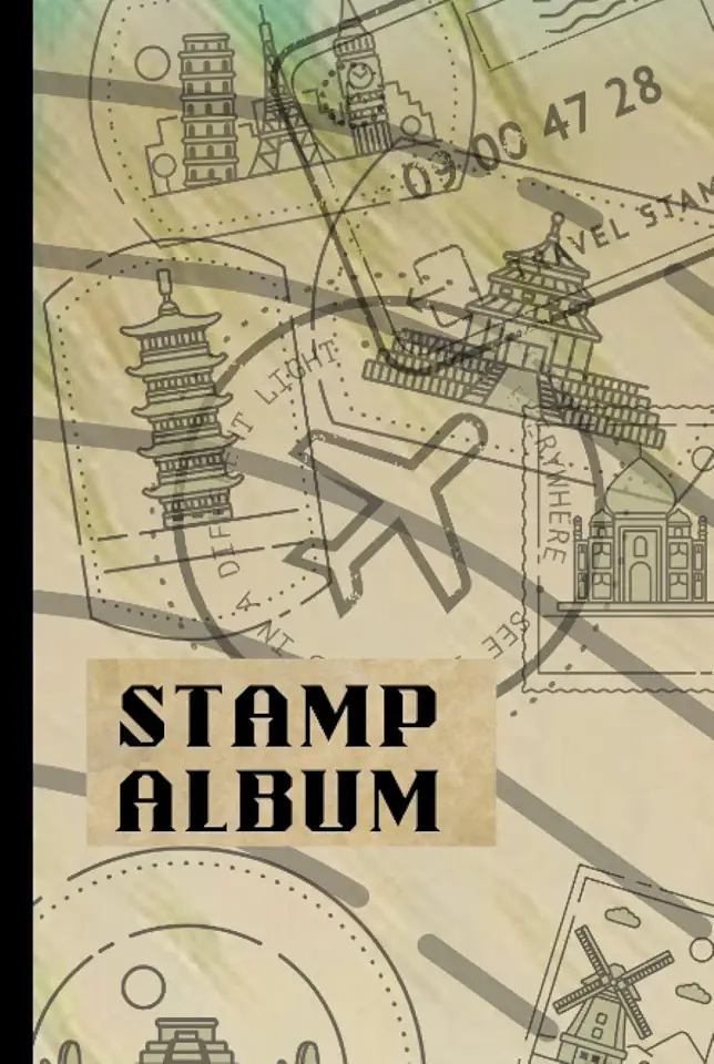 Stamp Album: Stamp Collecting Album for Stamp Collectors, Stamp Collection Catalog Journal, Organize & Catalog Stamps, Tracking and organising postage stamps(Philately Stamp Collectors Log Book)
