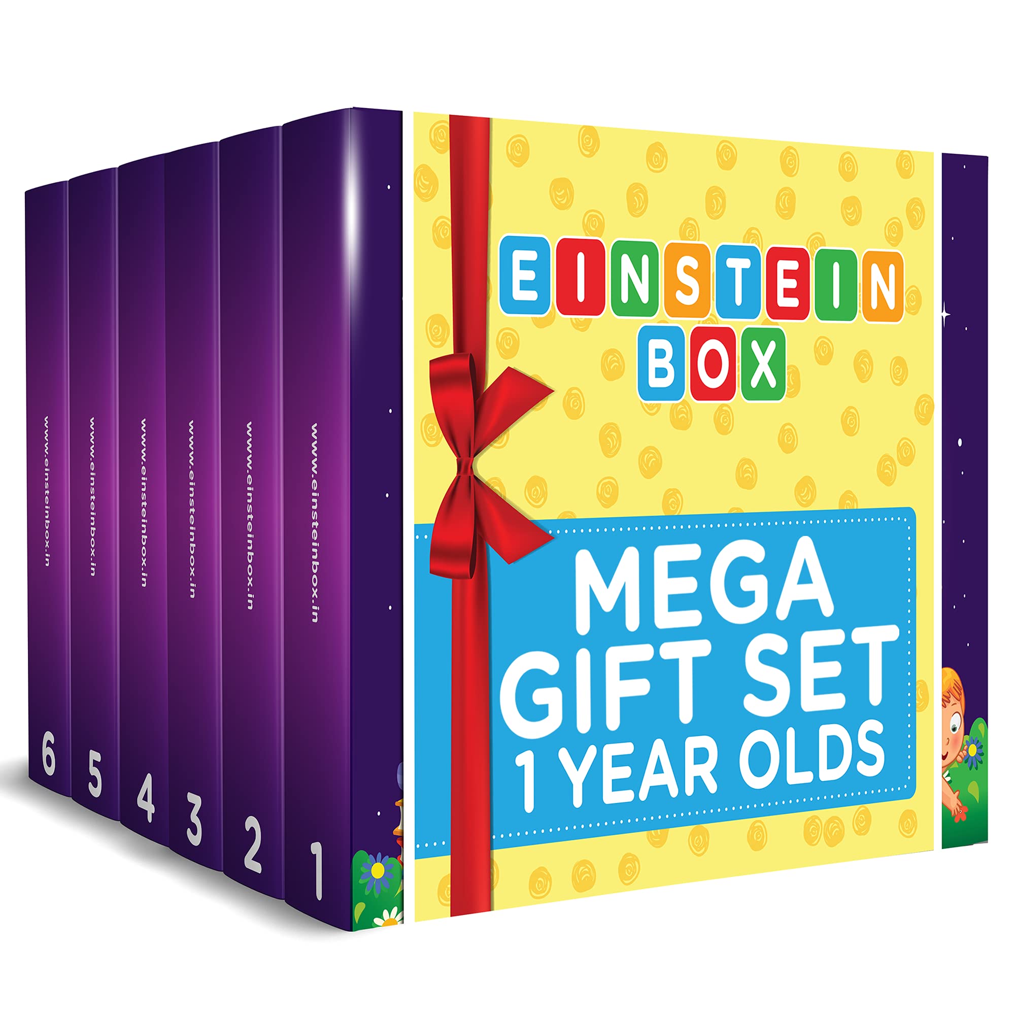 Einstein Box for 1 Year Old Boys & Girls, Complete Set of Learning for 1 Year Old - (6 Box Set)