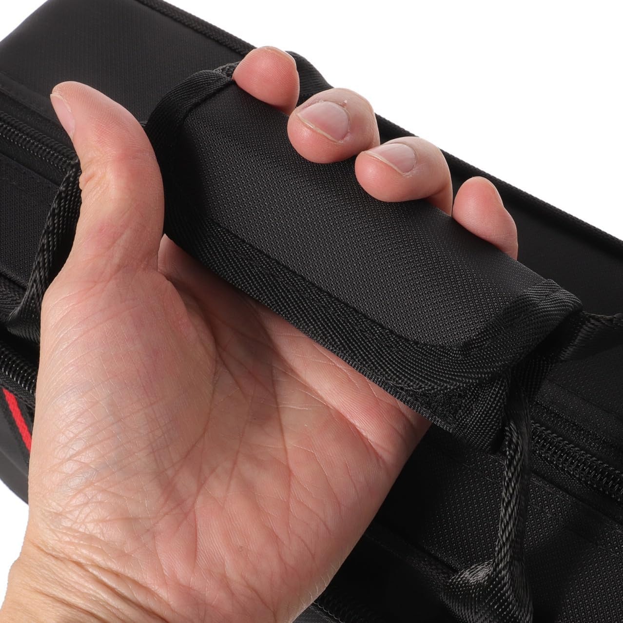 ABOOFAN Portable Clarinet Case Black Tube Square Box Music Instrument Storage Bag Leather Anti-pressure Clarinet Bag for Musicians