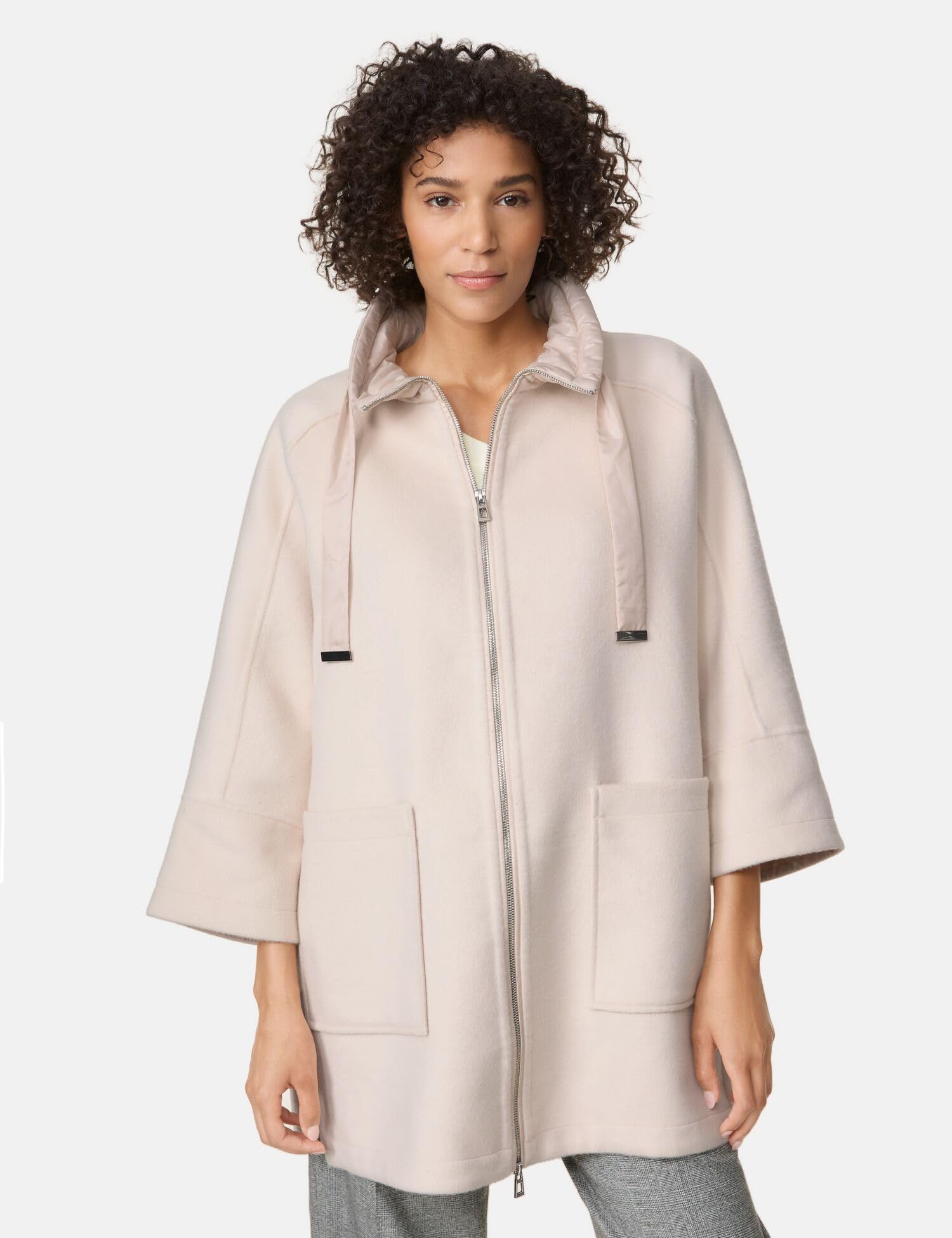 Image secondaire de Poncho Crème Femme Gerry Weber avec Poches Plaquées