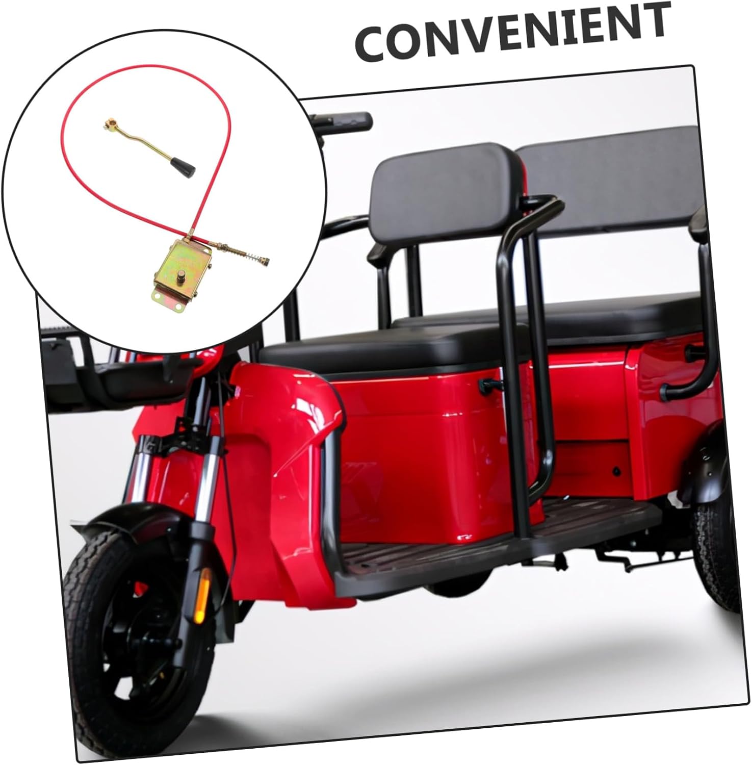 Garneck Mountain Bike Gear Shifter Lever Shift Gear Lever Cable Electric Bike Modification Accessories