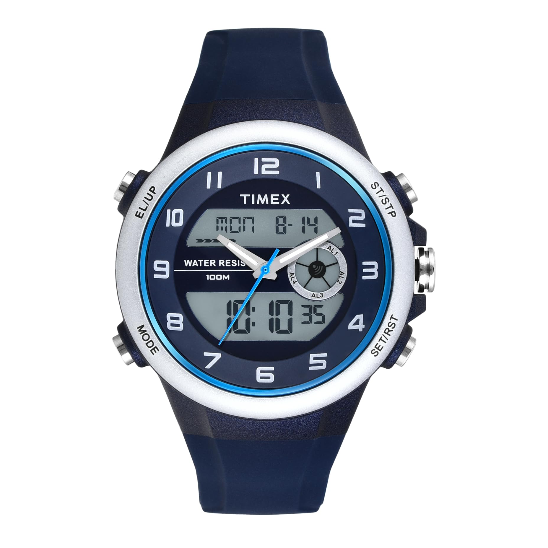 TIMEX Men Silicone AnalogDigital Round Dial Watch- Twesk3200T, Band Color-Blue (B0CRYZN6TR) Amazon Price History, Amazon Price Tracker